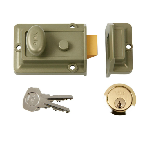 Yale Traditional Night Latch Atlantic Timber